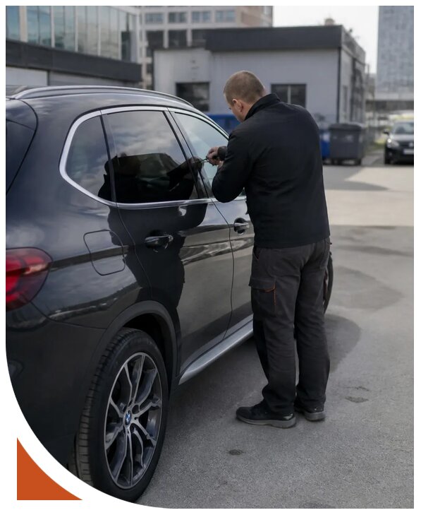 Вскрытие автомобиля БМВ в Ангарске от 2569 р. | Разлок-Нгр